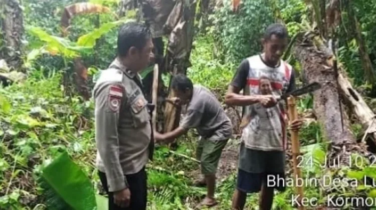 Bhabinkamtibmas Lumasebu Dekatkan Diri Dengan Warga