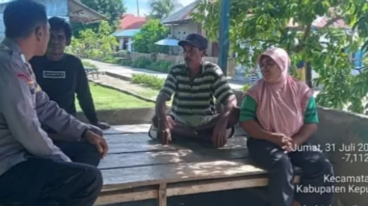 Bhabinkamtibmas Labobar Sambangi Warga Binaan