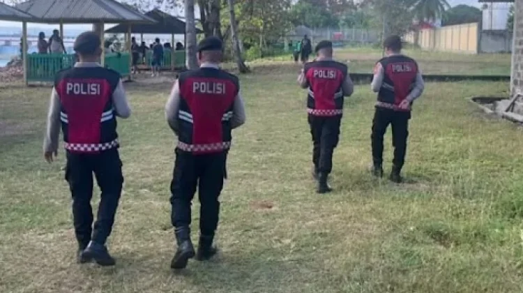 Polres Kepulaian Tanimbar Patroli di Area Wisata