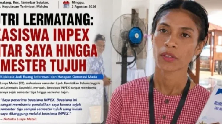 Natasha Metan, Ungkap Manfaat Beasiswa INPEX