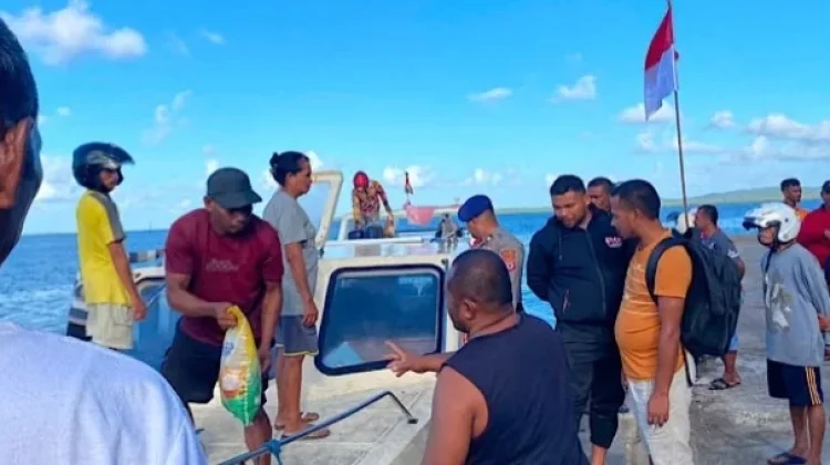 Sat Polair Polres Kepulauan Tanimbar Amankan Debarkasi