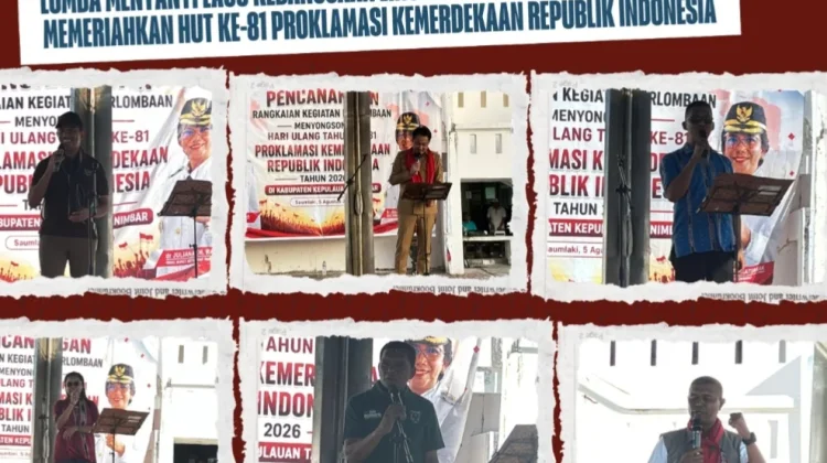 Kiprah Pimpinan OPD Berdendang Tenun Tanimbar Gelorakan HUT RI ke 81
