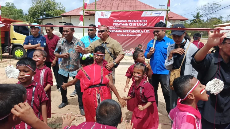 INPEX Pererat Silaturahmi Warga dan Siswa lewat Semarak Hut Ke-81 Ri