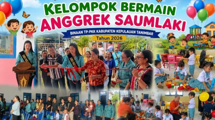 Bunda PAUD Tanimbar Resmikan Kelompok Bermain (KB) Anggrek Saumlaki
