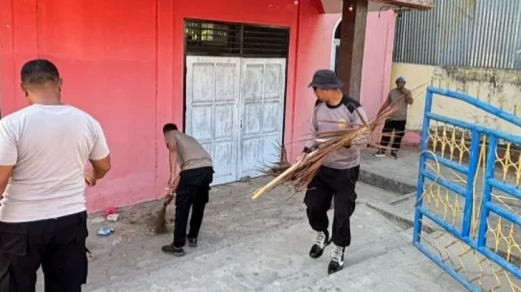 Polsek Tanut Gelar Baksos di Sejumlah Rumah ibadah