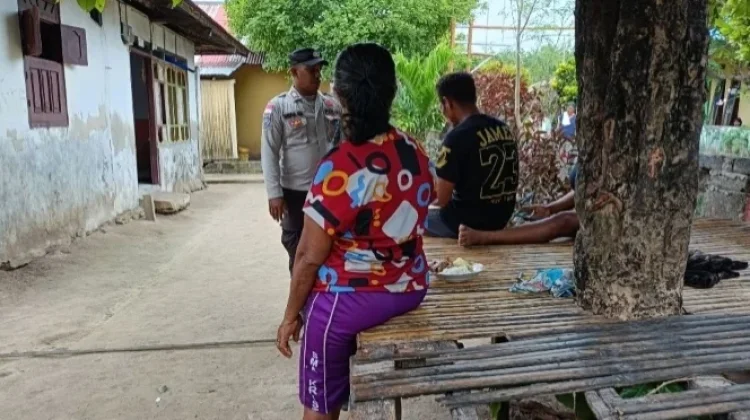 Bhabinkamtibmas Desa Matakus Ingatkan Waspadai Cuaca Ekstrem
