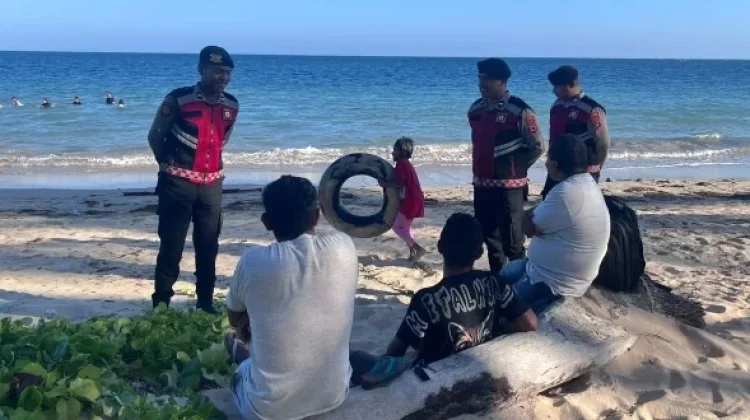 Sat Samapta Polres Kepulauan Tanimbar Intensifkan Patroli Pantai