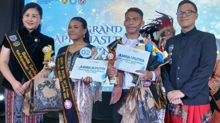Selestinus dan Gabriela Memborong Juara Duta GenRe Provinsi Maluku 2026.