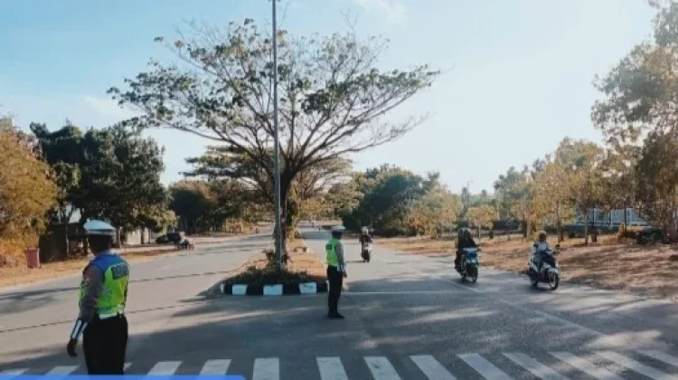 Sat Lantas Polres Kepulauan Tanimbar Optimalkan Pengaturan Jalan