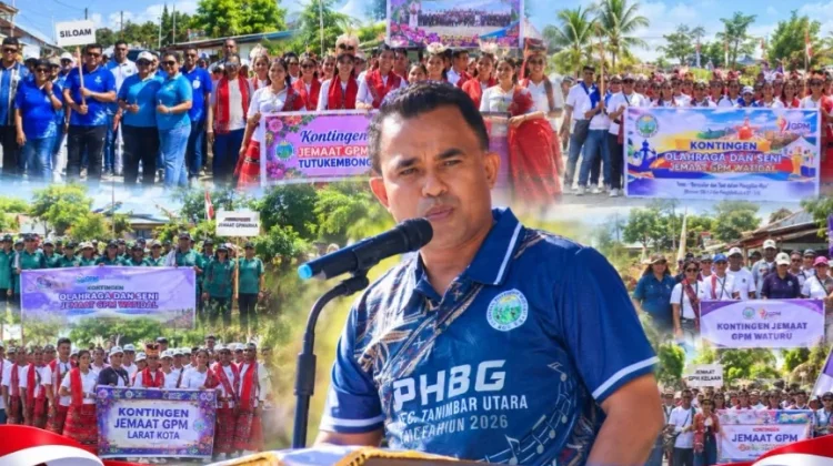 Ribuan Umat Padati Kota Larat, Klasis Tanut Resmi Gelar Pembukaan HUT ke-91 GPM