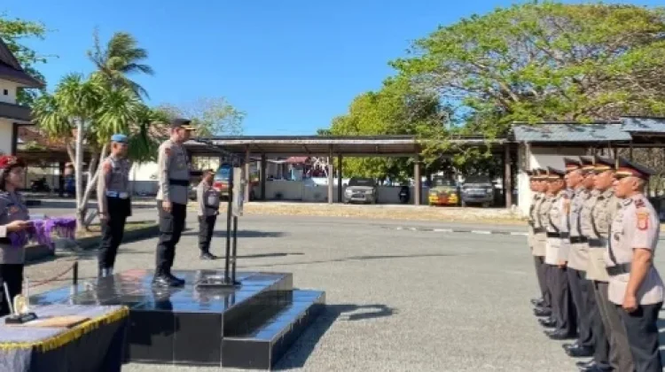 Kapolres Kepulauan Tanimbar Rotasi Sejumlah PJU dan Kapolsek