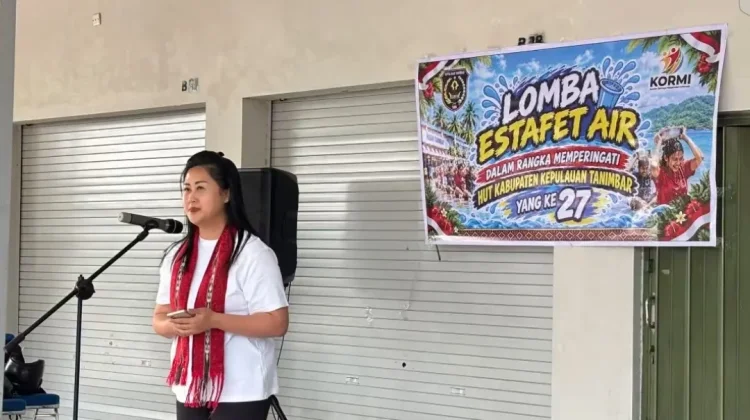 Dari Pasar untuk Tanimbar Intip Keseruan Lomba Estafet Air KORMI