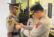 Kapolres Kepulauan Tanimbar Pimpin Upacara Penyerahan Jabatan Kapolsek