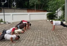 Satpam BRI Saumlaki Ikuti Training Bintalsik dari PKSS Makassar