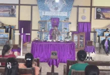 jelang Pra-Paskah, Kapolsek Nirunmas Pimpin Mimbar Kamtibmas