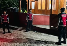 Sat Samapta Polres Kepulauan Amankan Sholat Tarawih