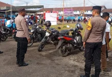 Polsek Tansel Terjunkan Personel Gabungan Amankan Giat PHBG