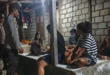 Polsek Tansel Bubarkan Kelompok Pemuda saat Mengkonsumsi Miras
