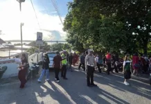 Jajaran Polres Kepulauan Tanimbar Amankan Misa Kamis Putih