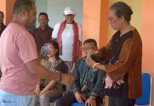 Doa Adat leh Mangfaluruk ( Tuan Tanah ) Dibawakan, RSUD PP. Magretty Lauran