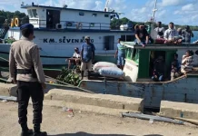 Sat Polair Polres Kepulauan Tanimbar Pantau Aktivitas Pasar