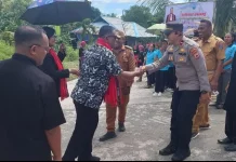 Kapolsek Nirunmas hadiri Penahbisan Gedung Pastori I Jemaat GPM Watmuri