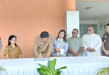 RSUD Magrety Lauran Diberkati dan Diresmikan Bupati Tanimbar.
