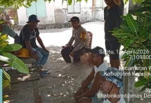Bhabinkamtibmas Teineman Jalin Kedekatan Dengan Masyarakat