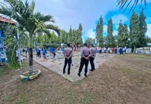 Polres Kepulauan Tanimbar Amankan Partai Final Voli Hardiknas