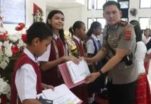 Kapolres Kepulauan Tanimbar Hadiri Upacara Hardiknas ke-76