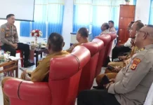 Polres Hadiri Launching Polisi Mengajar Secara Virtual