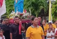 Sambut Perarakan Patung Bunda Maria, Anak-Anak di Olilit Timur Antusias Latihan Men