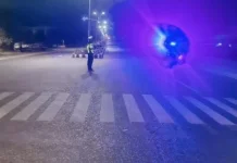 Polres  Kepulauan Tanimbar Gelar Patroli Blue Light
