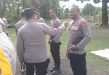 Polsek Nirunmas Gelar Gaktibplin Bagi Personel