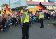 Sat Lantas Polres Kepulauan Tanimbar Amankan Konvoi