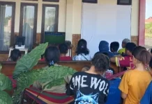 Polsek Selaru Gelar Nobar Piala Dunia 2026