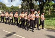 Sat Samapta Polres Kepulauan Tanimbar Gelar Olahraga Bersama
