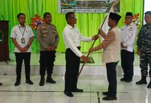 Sekda Tanimbar Lepas Kafilah MTQ Tanimbar Ikui MTQ XXXI Maluku 2026.