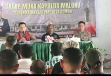 Perkuat Kamtibmas, Kapolda Maluku Gelar Tatap Muka