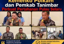 Kemenkopolkam dan Pemkab Tanimbar Perkuat Pertahanan Pulau Selaru