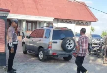 Sat Lantas Polres Kepulauan Tanimbar Amankan Ibadah Minggu