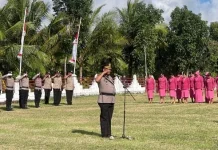 Kapolres Kepulauan Tanimbar Kunjungi Bayi Temuan Warga