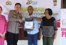 Polres Kepulauan Tanimbar Gelar Anjangsana Sambut Hari Bhayangkara