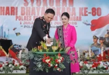 HUT Bhayangkara ke-80, Polres Kepulauan Tanimbar Gelar Syukuran