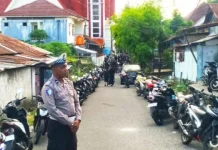 Sat Lantas Polres Kepulauan Tanimbar Amankan Sejumlah Gereja