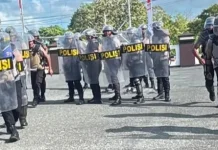 Sat Samapta Polres Kepulauan Tanimbar Intensifkan Latihan Dalmas