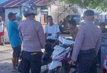 Polsek Tanimbar Utara Gelar Patroli Dialogis Siang Hari