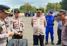 Polres Gelar Apel Perdana jelang Pengamanan Groundbreaking PSN