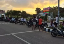 Personel Gabungan Polres Kepulauan Tanimbar Amankan Nobar