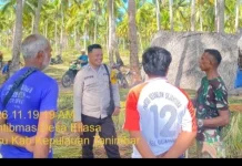 Bhabinkamtibmas Eliasa Sambangi Warga Nelayan